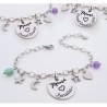 Pulsera para mamá de cadena personalizada montada en accero |Dcorazon