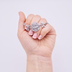 Pulsera modelo NANI, con el nombre de los NIÑOS |Dcorazon