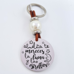 Llavero de acero, grabado personalizado día de la madre | Dcorazon