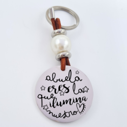 Llavero de acero, grabado personalizado día de la madre | Dcorazon