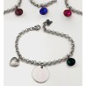 Pulsera ANDANA, cadena redonda con adornos, ajustable | Dcorazon