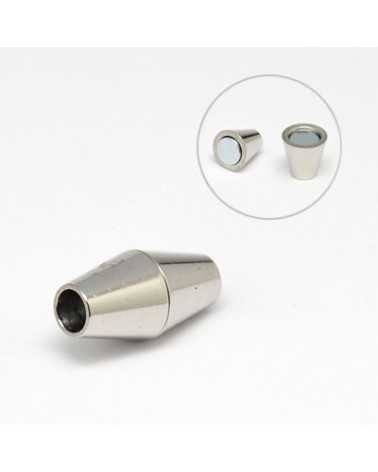 Cierre magn├®tico de acero hueco 4mm (1pc).