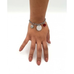 Pulsera ANDANA, cadena redonda con adornos, ajustable | Dcorazon