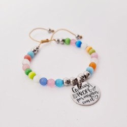 Regalos para profesores, fin de curso, pulsera alegre | Dcorazón