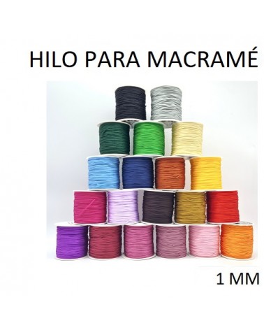 Hilo para macram├® nylon grosor 1 mm (1metro).