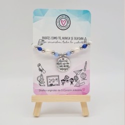 Regalos para profesores, fin de curso, pulsera alegre | Dcorazón