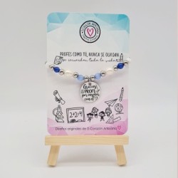 Regalos para profesores, fin de curso, pulsera alegre | Dcorazón