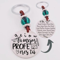 Llavero grabado personalizado regalos para profesores | Dcorazon