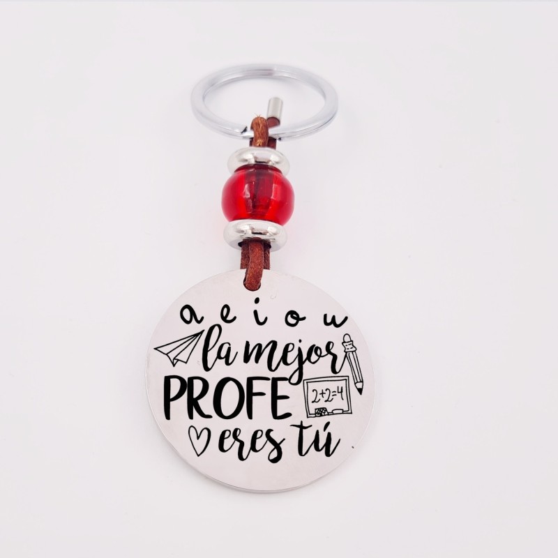 Llavero grabado personalizado regalos para profesores | Dcorazon