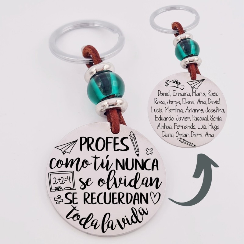 Llavero grabado personalizado regalos para profesores | Dcorazon
