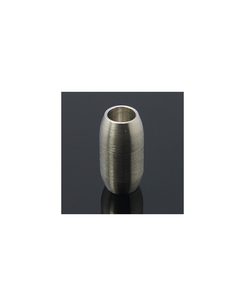 Cierre magn├®tico de acero inoxidable oval (1pc).