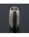Cierre magn├®tico de acero inoxidable oval (1pc).