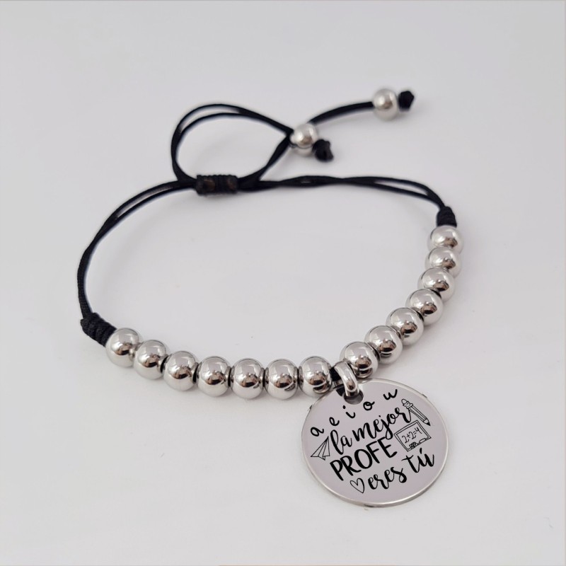 Regalos para profesores, fin de curso, pulsera alegre | Dcorazón