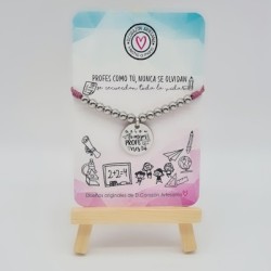 Regalos para profesores, fin de curso, pulsera alegre | Dcorazón
