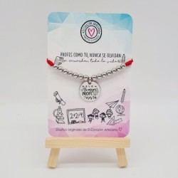 Regalos para profesores, fin de curso, pulsera alegre | Dcorazón