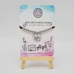 Regalos para profesores, fin de curso, pulsera alegre | Dcorazón