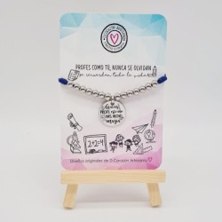 Regalos para profesores, fin de curso, pulsera alegre | Dcorazón
