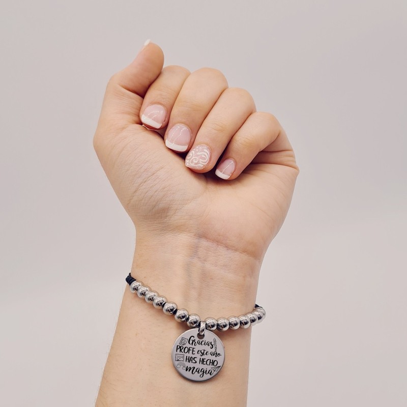 Regalos para profesores, fin de curso, pulsera alegre | Dcorazón