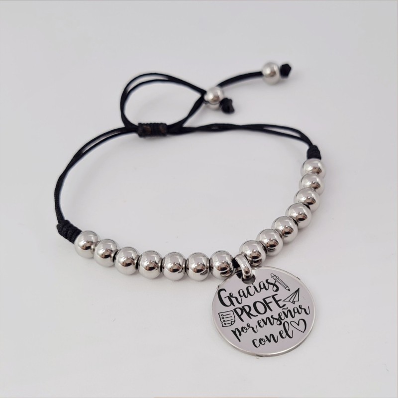 Regalos para profesores, fin de curso, pulsera alegre | Dcorazón