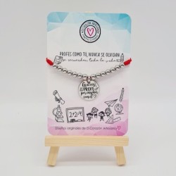 Regalos para profesores, fin de curso, pulsera alegre | Dcorazón