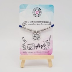 Regalos para profesores, fin de curso, pulsera alegre | Dcorazón
