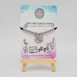 Regalos para profesores, fin de curso, pulsera alegre | Dcorazón