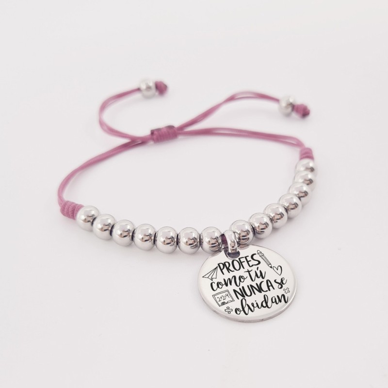 Regalos para profesores, fin de curso, pulsera alegre | Dcorazón