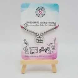 Regalos para profesores, fin de curso, pulsera alegre | Dcorazón