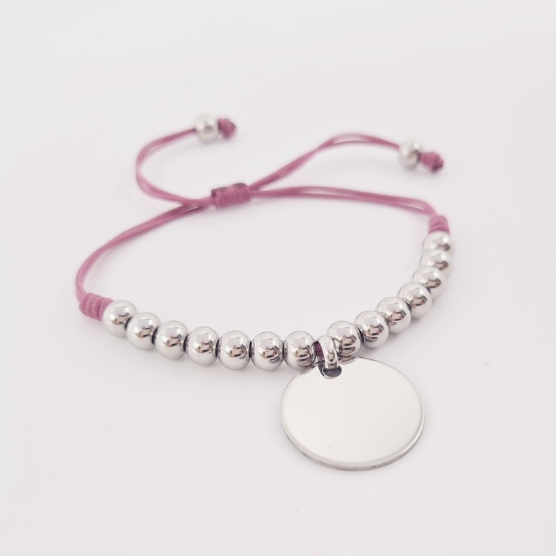 Pulsera BRISA en acero con ágatas, nácar y perla barroca | Dcorazon