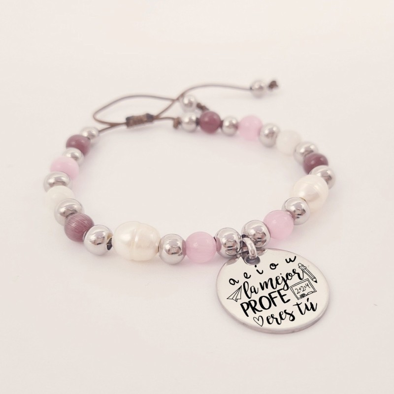 KIT Regalo PROFES con pulsera, medalla, diploma y pin  | Dcorazon