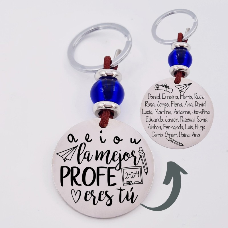 KIT Regalo PROFES con llavero, medalla, diploma y pin | Dcorazon