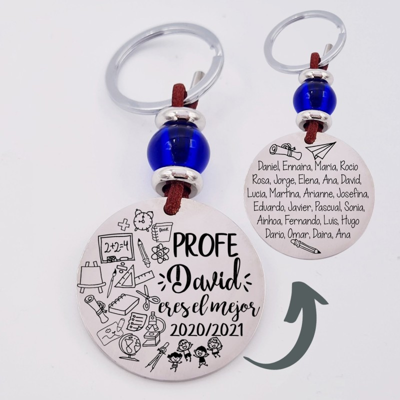 KIT Regalo PROFES con llavero, medalla, diploma y pin | Dcorazon