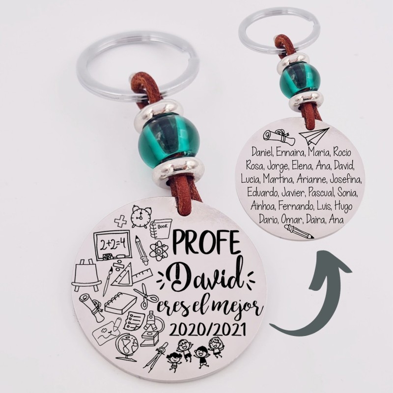 KIT Regalo PROFES con llavero, medalla, diploma y pin | Dcorazon