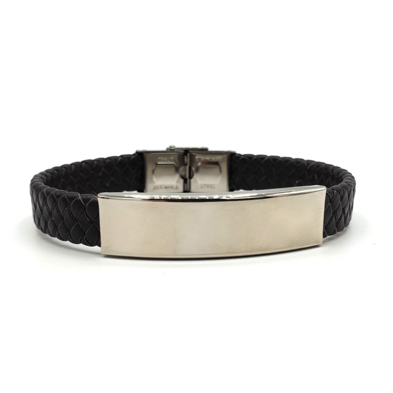 Pulsera ÉNFASIS, cuero trenzado, varios colores | Dcorazon