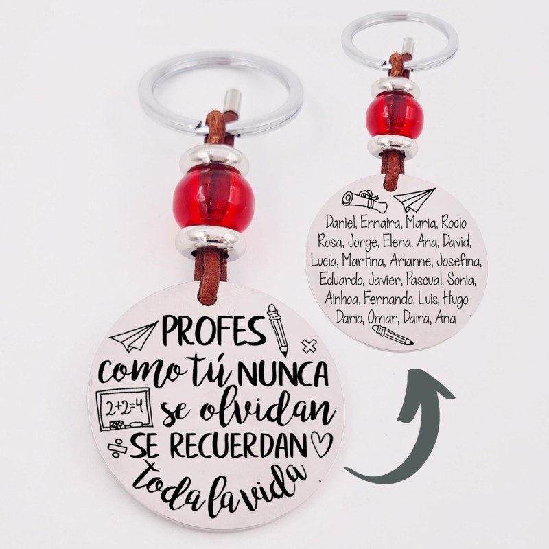 KIT Regalo PROFES con llavero, medalla, diploma y pin | Dcorazon