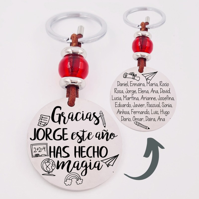 KIT Regalo PROFES con llavero, medalla, diploma y pin | Dcorazon