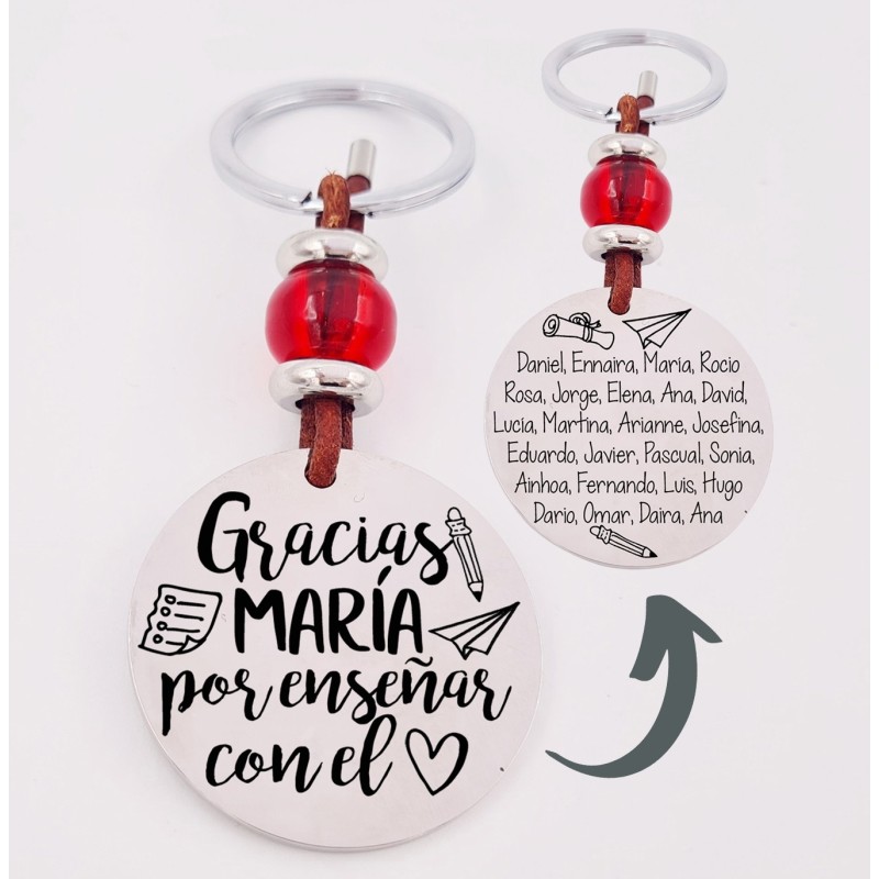 KIT Regalo PROFES con llavero, medalla, diploma y pin | Dcorazon