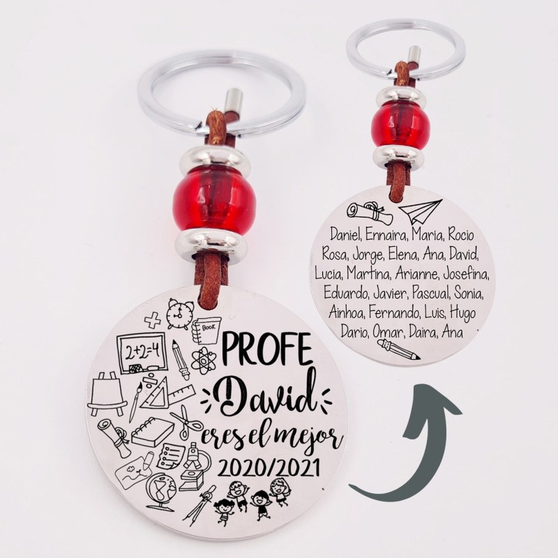 KIT Regalo PROFES con llavero, medalla, diploma y pin | Dcorazon