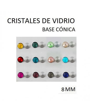 Cristal circular para camafeo, para colgar | Creasentidos.es