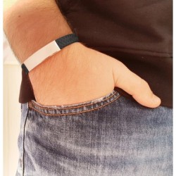 Pulsera ÉNFASIS, cuero trenzado, varios colores | Dcorazon