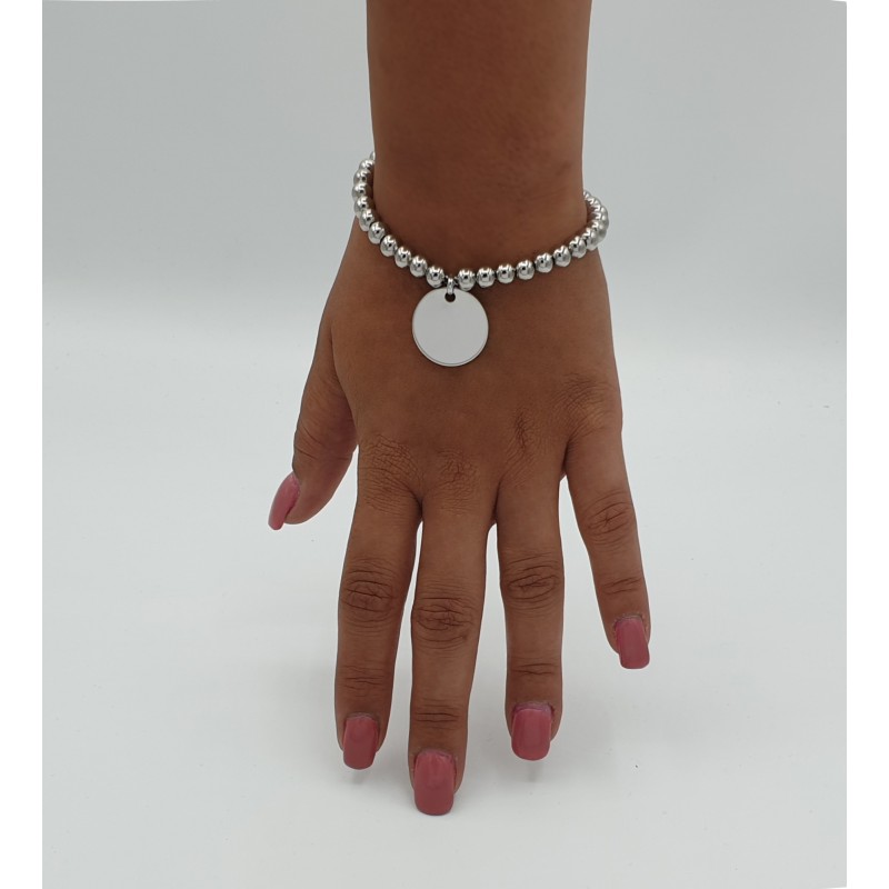 Pulsera PETANCA, de acero inoxidable, adaptable y elegante | Dcorazon