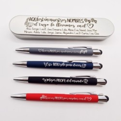 KIT Regalo PROFES con bolígrafo, medalla, diploma y pin  | Dcorazon