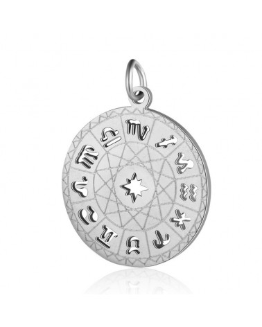 Abalorio Zodiaco de acero inoxidable | Creasentidos.es