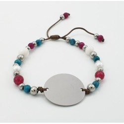 Pulsera GÓNDOLA, ágatas, nácar y perlas de vidrio | Dcorazon