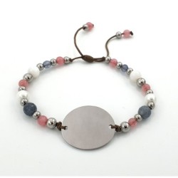 Pulsera GÓNDOLA, ágatas, nácar y perlas de vidrio | Dcorazon