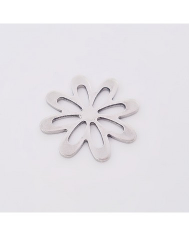 Conector Flor de acero inoxidable | Creasentidos.es