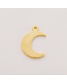 Abalorios de luna de acero inoxidable | Creasentidos.es