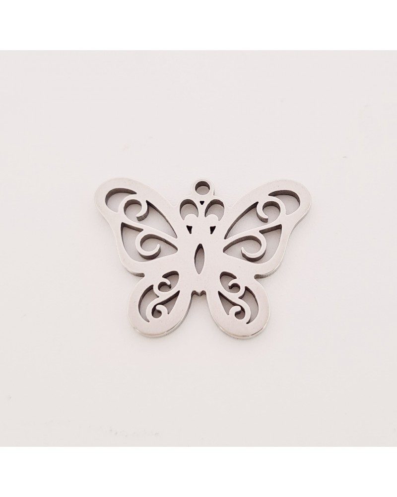 Mariposa labrada de acero, para colgar| Creasentidos.es
