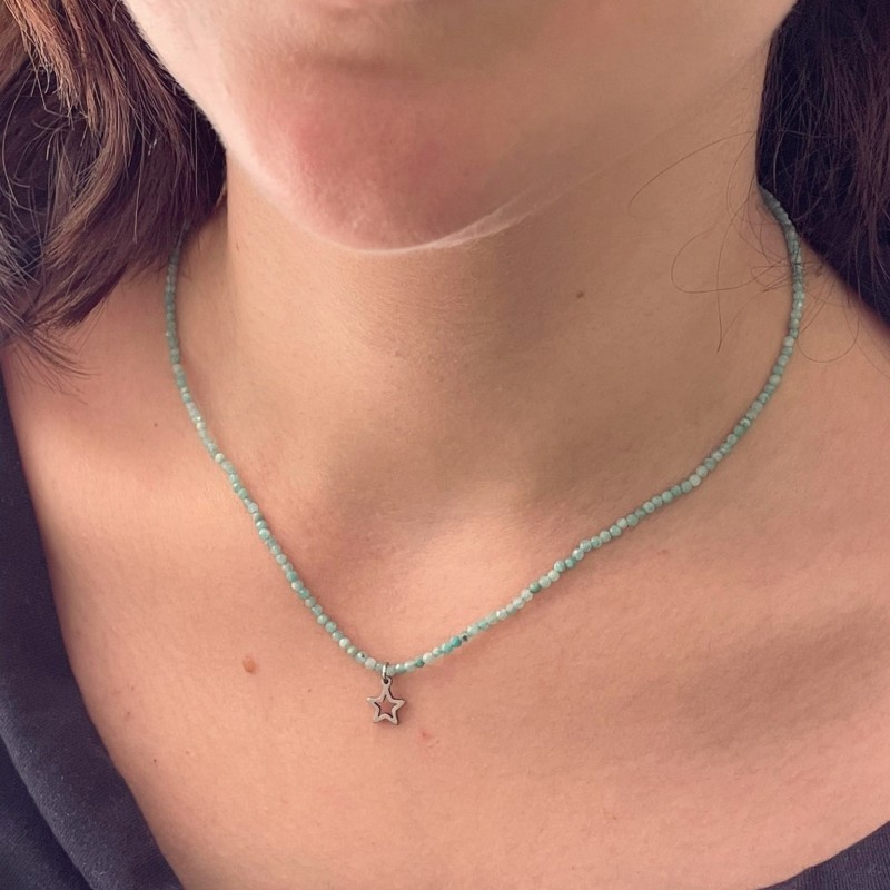 Gargantilla de piedras semipreciosas tamaño mini | Dcorazon