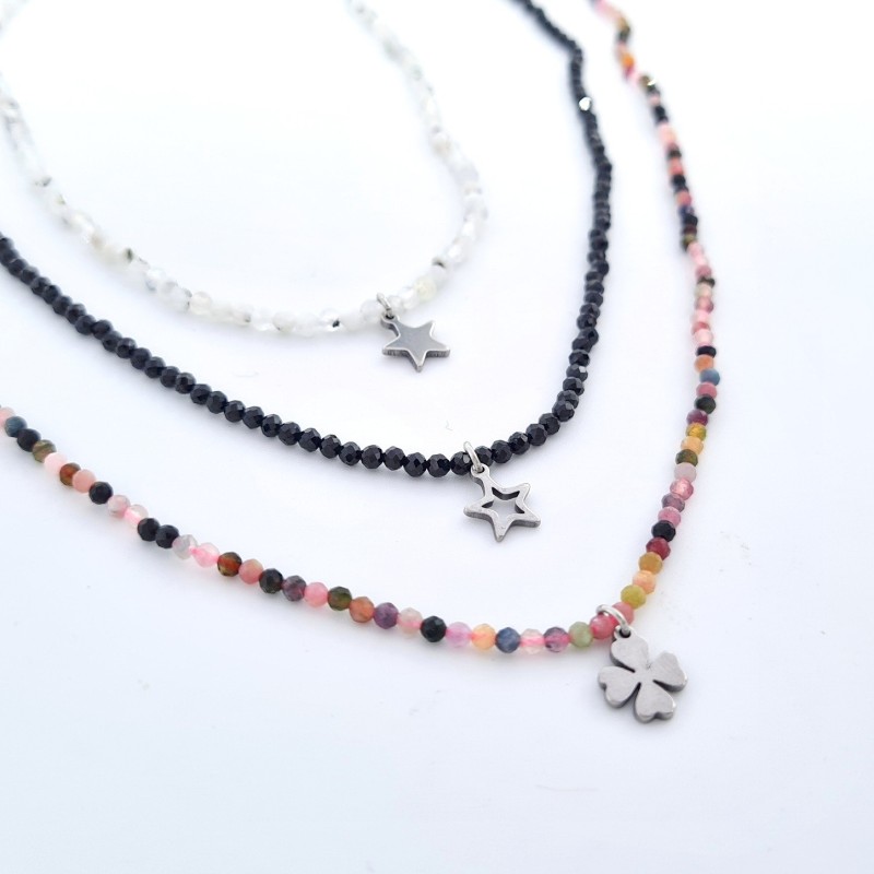 Gargantilla de piedras semipreciosas tamaño mini | Dcorazon